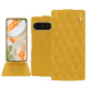 가죽 커버 Google Pixel 9 Pro - Jaune soulèu - Couture ( Pantone #F3B934 )