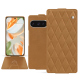 Capa em pele Google Pixel 9 Pro - Castan esparciate - Couture ( Pantone #824F2A )