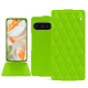 Lederschutzhülle Google Pixel 9 Pro - Vert fluo - Couture ( Pantone #00ab5f ) 