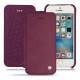 Custodia in pelle Apple iPhone SE - Prune vintage ( Pantone 512C ) 