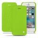 Funda de piel Apple iPhone SE - Vert fluo
