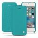 Funda de piel Apple iPhone SE - Bleu fluo
