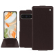Housse cuir Google Pixel 9 Pro - Marron envoûtant ( Pantone #4e3629 ) 