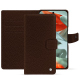 Funda de piel para cartera Google Pixel 9 Pro XL - Châtaigne ( Pantone #1b1107 ) 