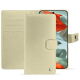 Google Pixel 9 Pro XL leather wallet case - Ivoire ( Pantone #d6d6c6 ) 