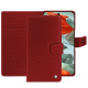 Google Pixel 9 Pro XL leather wallet case - Tomate ( Pantone #a61715 ) 