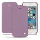 Housse cuir Apple iPhone SE - Lilas ( Nappa - Pantone 2645U ) 