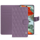 Étui portefeuille cuir Google Pixel 9 Pro XL - Lilas - Couture ( Nappa - Pantone #b9a3e3 ) 
