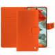 Capa de couro para carteira Google Pixel 9 Pro XL - Orange fluo ( Pantone #ff5406 ) 
