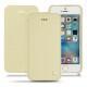 Housse cuir Apple iPhone SE - Ivoire ( Sleek P C12 - White ) 