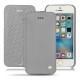 Housse cuir Apple iPhone SE - Gris ( Nappa - Pantone W428C ) 