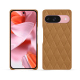 Google Pixel 9 leather cover - Castan esparciate - Couture ( Pantone #824F2A )