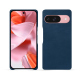 Google Pixel 9 leather cover - Blu mediterran ( Pantone #0E3043 )