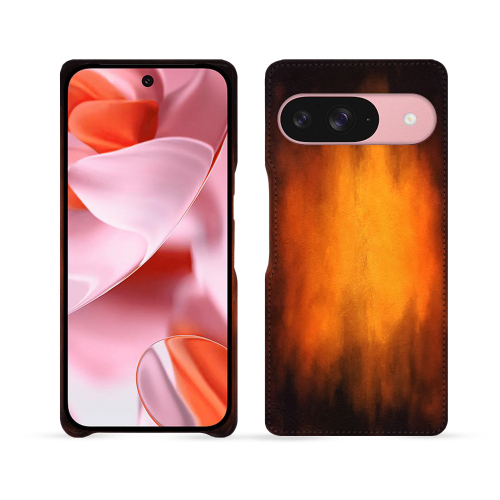 Custodia protettiva di lusso in pelle per Google Pixel 9 | NoreveFauve Patine