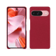 Google Pixel 9 leather cover - Rouge passion ( Pantone #a6192e ) 