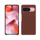 Lederschutzhülle Google Pixel 9 - Marron délicat ( Pantone #95614d) 