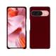 Google Pixel 9 leather cover - Rouge Veggie ( Pantone #862633 ) 