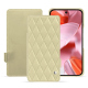 Google Pixel 9 leather case - Beige - Couture ( Nappa - Pantone #ceb888 ) 