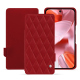 Custodia in pelle Google Pixel 9 - Rouge - Couture ( Nappa - Pantone #d50032 ) 