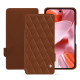 Funda de piel Google Pixel 9 - Marron - Couture ( Nappa - Pantone #8B4720 ) 