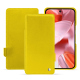 Housse cuir Google Pixel 9 - Jaune fluo ( Pantone #c9ff57 ) 
