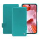 Google Pixel 9 leather case - Bleu fluo