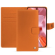 Funda de piel para cartera Google Pixel 9 - Orange ( Nappa - Pantone #ff9351 ) 