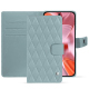 Funda de piel para cartera Google Pixel 9 - Bleu ciel - Couture ( Nappa - Pantone #abcae9 ) 