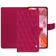 Google Pixel 9 leather wallet case - Rose fluo - Couture ( Pantone #ff16b4 ) 