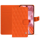 Custodia in pelle Google Pixel 9 - Orange fluo - Couture ( Pantone #ff5406 ) 