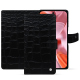 Capa de couro para carteira Google Pixel 9 - Crocodile nero ( Noir / Black) 