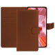 Capa de couro para carteira Google Pixel 9 - Marron PU ( Pantone #8B4720 )
