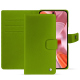 Google Pixel 9 leather wallet case - Vert Veggie ( Pantone #68724d ) 