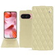 Custodia in pelle Google Pixel 9 - Beige - Couture ( Nappa - Pantone #ceb888 ) 