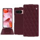 Custodia in pelle Google Pixel 9 - Lie de vin - Couture ( Pantone #412234 ) 