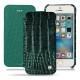 Housse cuir Apple iPhone SE - Crocodile pino