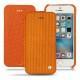 Capa em pele Apple iPhone SE - Abaca arancio