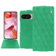 Capa em pele Google Pixel 9 - Menthe vintage - Couture ( Pantone #37b375 ) 