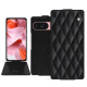 Google Pixel 9 leather case - Onyx - Couture ( Noir / Black ) 