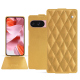 Google Pixel 9 leather case - Or Maïa - Couture ( Pantone 871C ) 