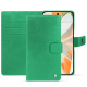 Funda de piel para cartera Google Pixel 9 Pro - Menthe vintage ( Pantone #37b375 ) 