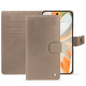 Google Pixel 9 Pro leather wallet case - Taupe vintage ( Pantone #bda790 ) 