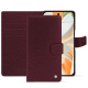 Google Pixel 9 Pro leather wallet case - Lie de vin ( Pantone #412234 ) 