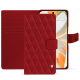 Custodia in pelle Google Pixel 9 Pro - Rouge - Couture ( Nappa - Pantone #d50032 ) 
