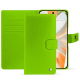 Étui portefeuille cuir Google Pixel 9 Pro - Vert fluo ( Pantone #00ab5f ) 
