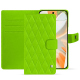 Custodia in pelle Google Pixel 9 Pro - Vert fluo - Couture ( Pantone #00ab5f ) 