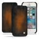 Housse cuir Apple iPhone SE - Marron Patine