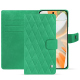 Capa de couro para carteira Google Pixel 9 Pro - Menthe vintage - Couture ( Pantone #37b375 ) 