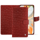 Google Pixel 9 Pro leather wallet case - Autruche ciliegia ( Pantone #a4343a ) 