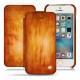 Housse cuir Apple iPhone SE - Orange Patine